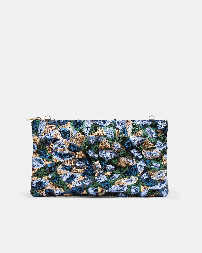 Catalina Leather Clutch Bag