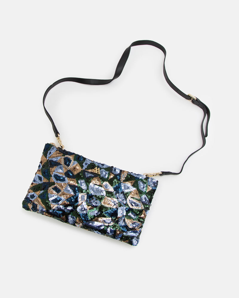 Catalina Leather Clutch Bag