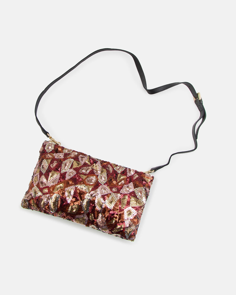 Catalina Leather Clutch Bag