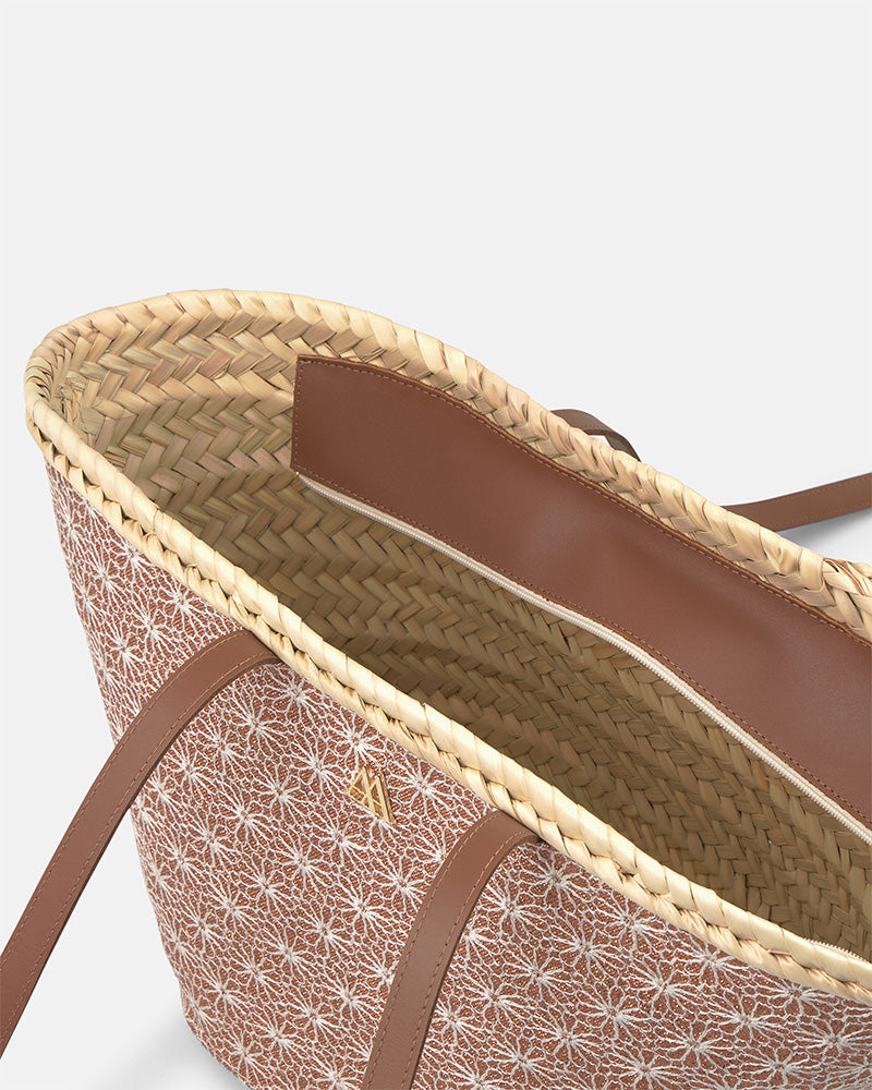 Carmen Flores Lurex Marron