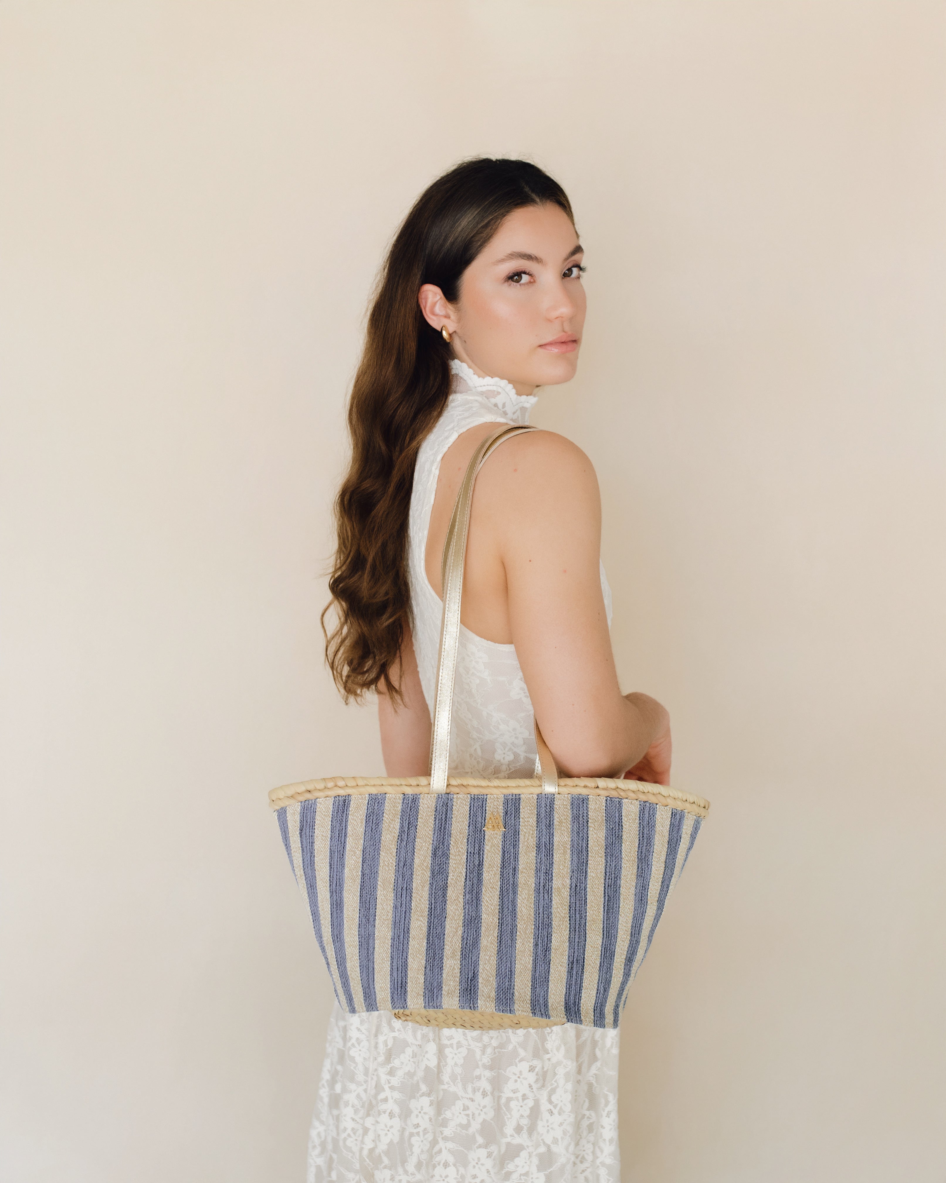 Carmen Rayas Lurex Azul
