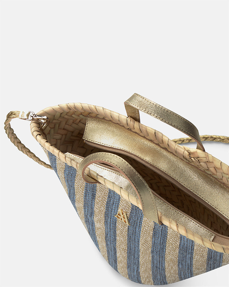 Carmina Rayas Lurex Azul