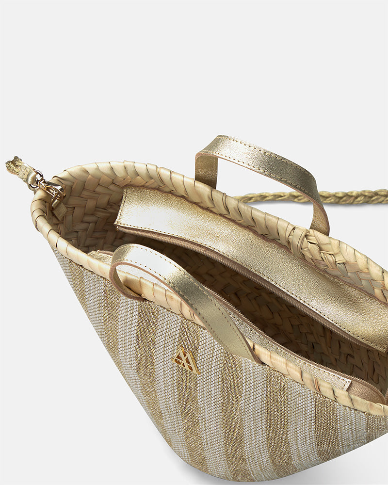 Carmina Rayas Lurex Beig