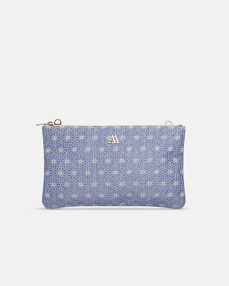 Catalina Flores Lurex Azul