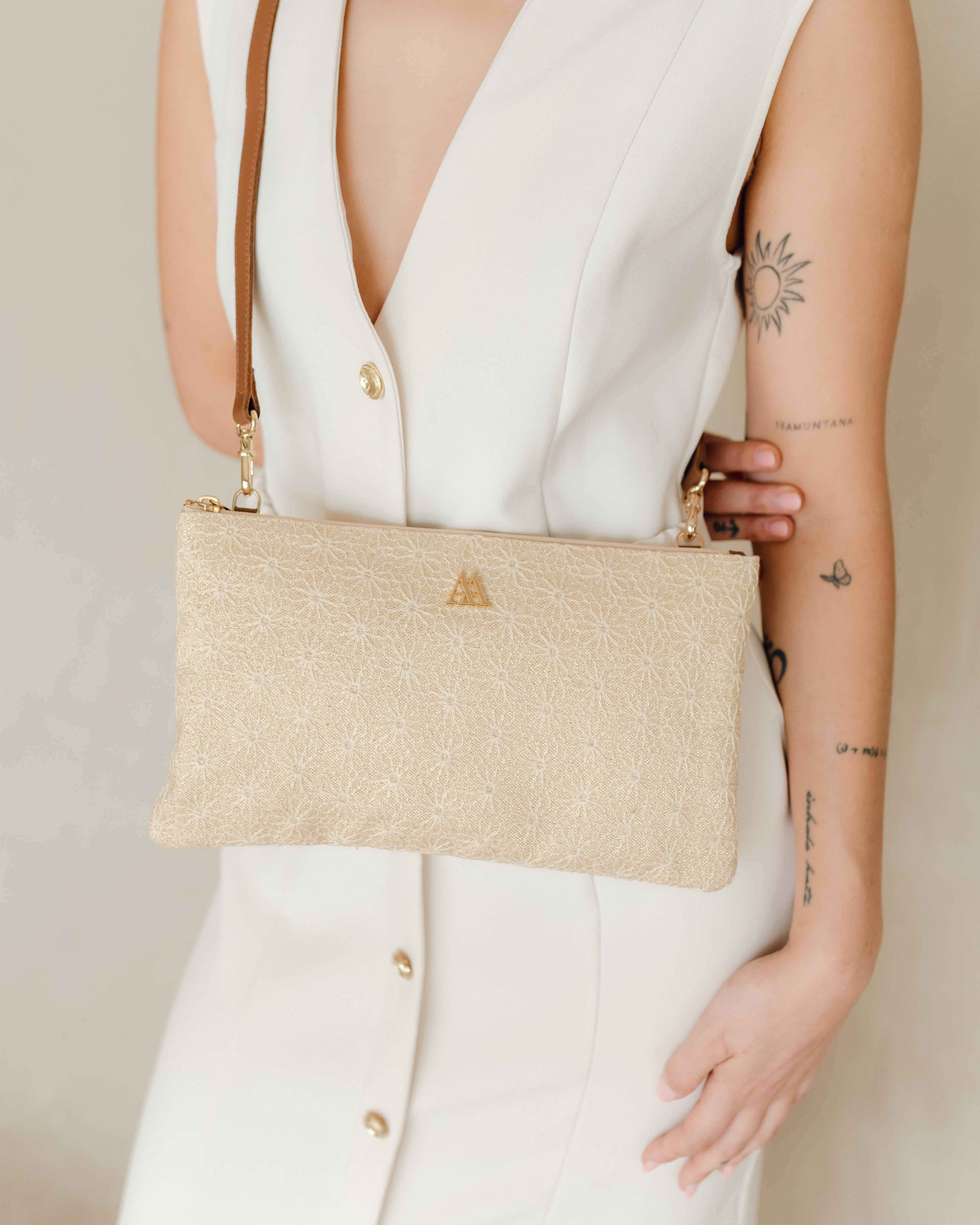 Catalina Flores Lurex Oro