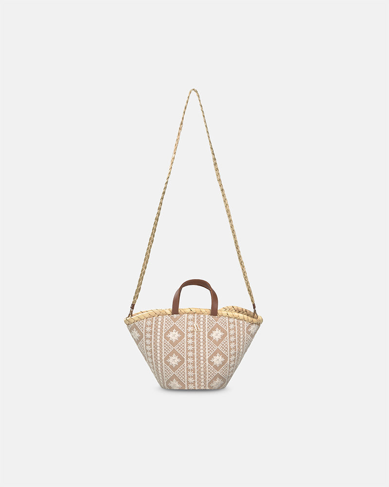 Carmina Bordado Geometrico Beig