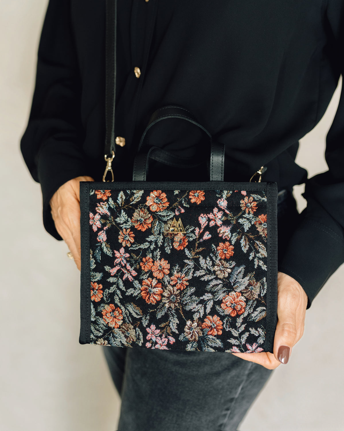 Margarita Floral Negro