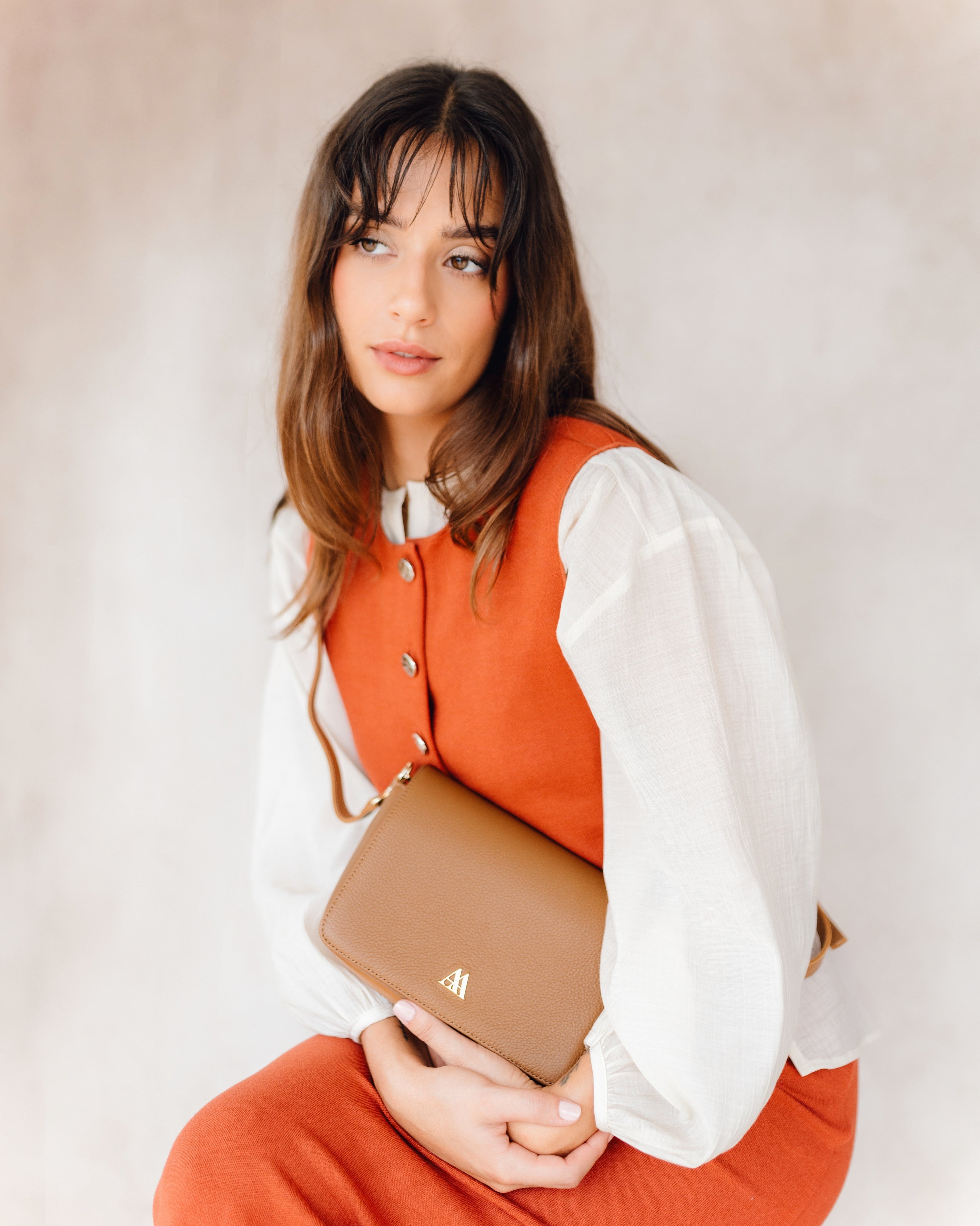 Maria Mini Leather Flap Bag