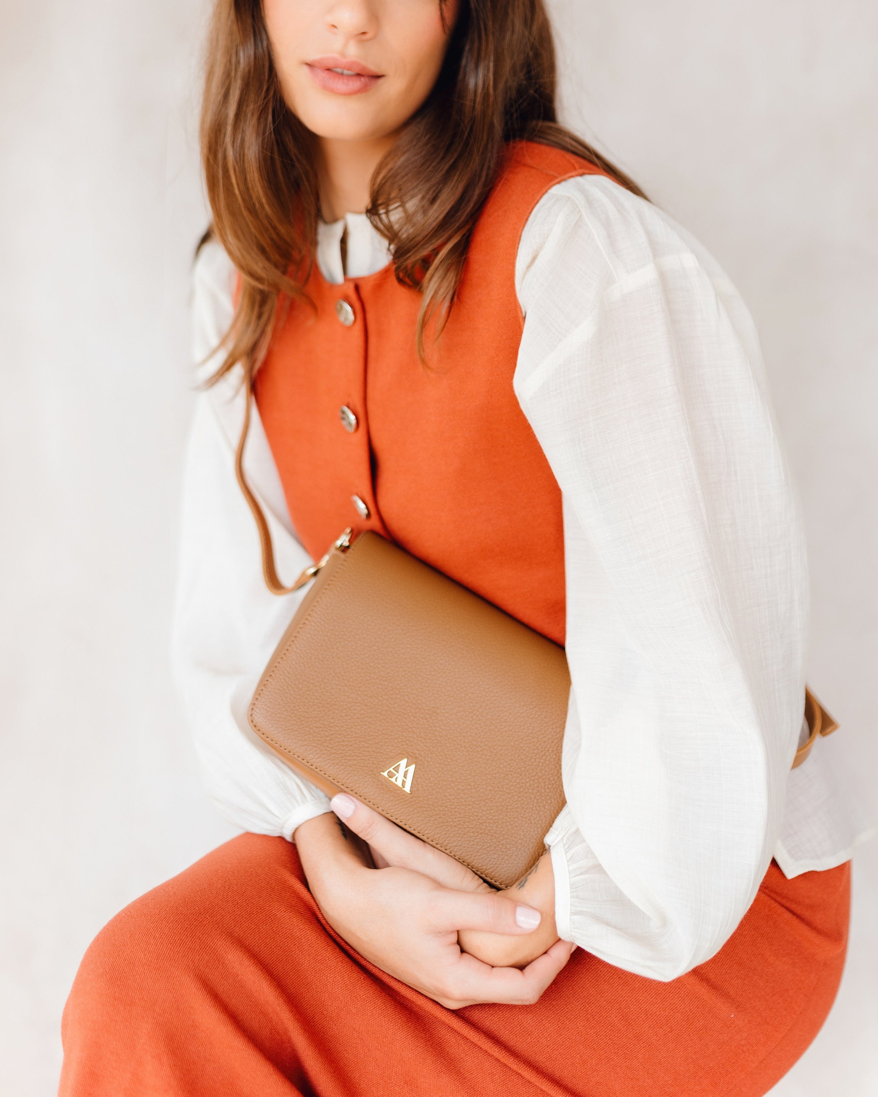 María Bolso Solapa Mini Piel Cuero