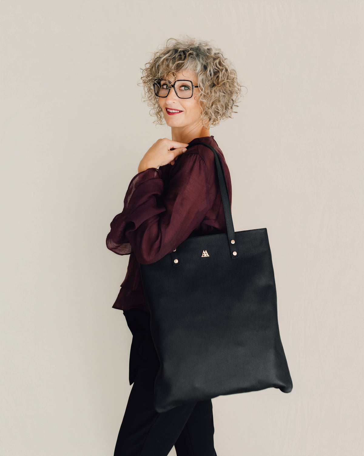 Noa Sac Cabas Cuir Noir