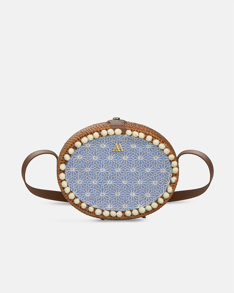 Rosario Flores Lurex Azul