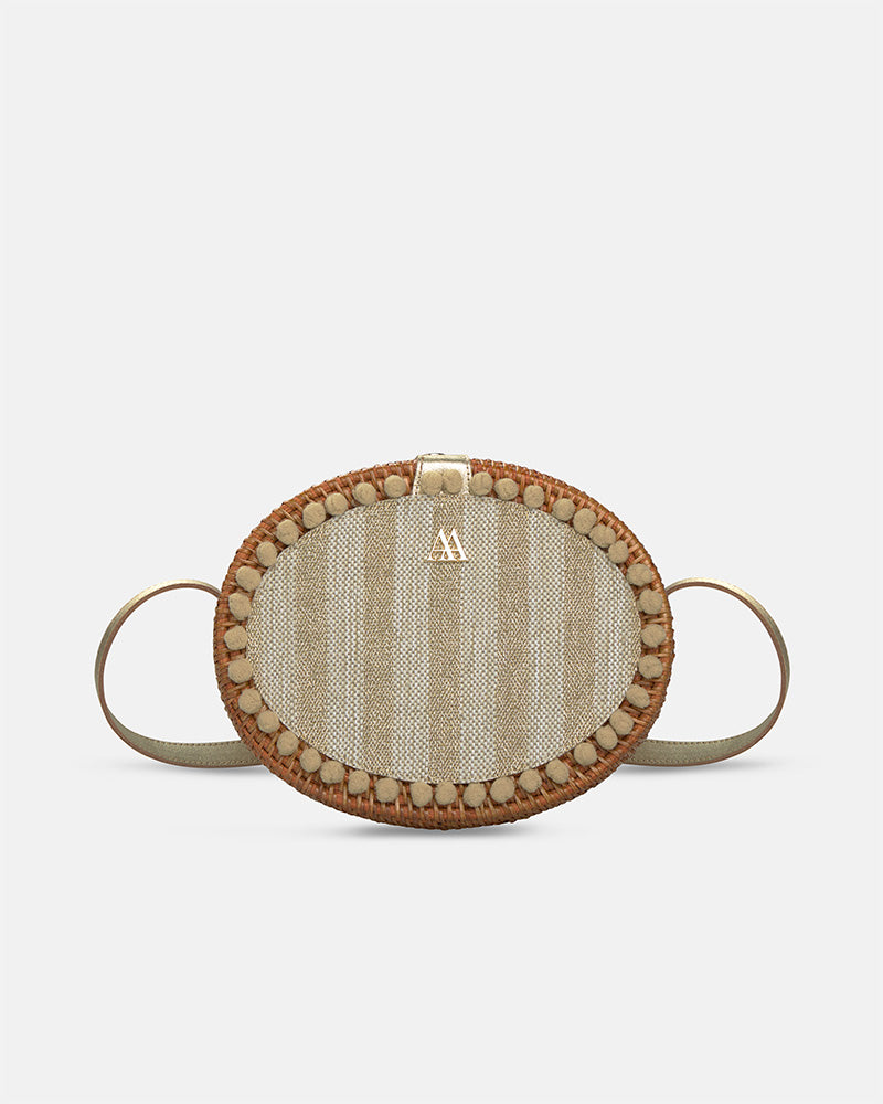 Rosario Rayas Lurex Beig