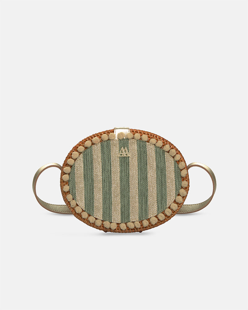 Rosario Rayas Lurex Verde